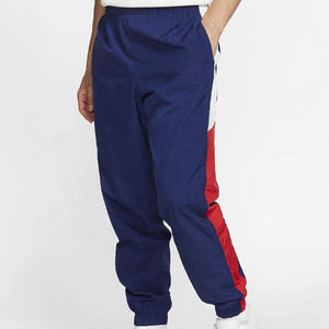 Pantalones de calle cortavientos con bolsillos personalizados, pantalones de hombre de diseño de moda acampanado para exteriores de alta durabilidad, Pantalones rectos a rayas curvas - Product Image 1