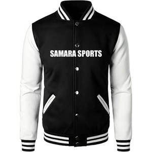 Chaquetas universitarias de moda para hombres Chaqueta de bombardero de alta calidad transpirable personalizada para la calle - Product Image 1
