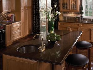 <b>Tan</b> <b>Brown</b> Indian Imported Modern Design Polished Granite Coffee <b>Brown</b> Surface Durable Hotel Use with Onsite Installation - Product Image 5