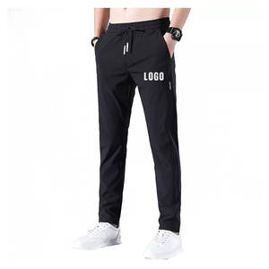<b>Men</b> Running Training Gym Straight <b>Leggings</b> Track pants Jogger Drawstring Skinny Trousers With Pocket - Product Image 5