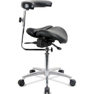 เก้าอี้ทรงอานคู่พร้อมดีไซน์ที่วางแขนที่ได้รับสิทธิบัตร - Product Image 4