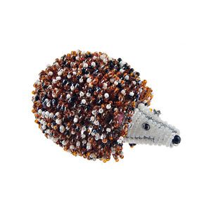 La mejor calidad, nuevo diseño, broches de alambre de lingotes, hermoso broche con cuentas de Gecko #007323, broches bordados de tela, venta al por mayor, bajo - Product Image 4