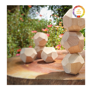 Wooden Rock Balancing Stones Montessori Waldorf Eco Friendly Educational <b>Toys</b> Bulk Supplier 2025 - Product Image 3