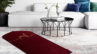 Tapis de prière intérieur et extérieur lavable en machine minimaliste Mihrab émeraude de Singapour TAKVA EasiClean avec collection Kaaba