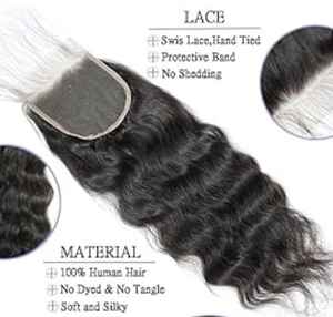 Nouvelle arrivée 5x5 style de vague douce extensions de cheveux Remy vierges indiennes naturelles perruque de cheveux humains bruts doux avec couleur de cheveux naturelle - Product Image 2