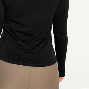 T-shirts de sport pour femmes de haute qualité en gros, respirants, col rond, séchage rapide, vêtements de sport actifs, manches longues - Product Image 5