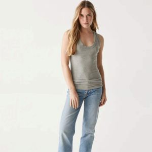 Custom Cotton Ribbed Knit Tank <b>Top</b> <b>Women</b> Slim Fit Bodybuilding Gym Sportswear <b>Sexy</b> Casual Wholesale High Quality - Product Image 1