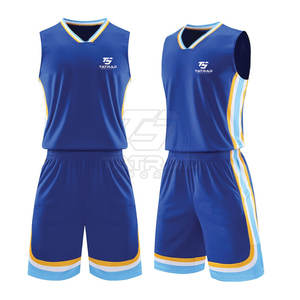 Uniformes de basket-ball imprimés respirants 100% polyester - Fabriqués sur mesure pour hommes et femmes, vêtements de sport à séchage rapide - Product Image 3