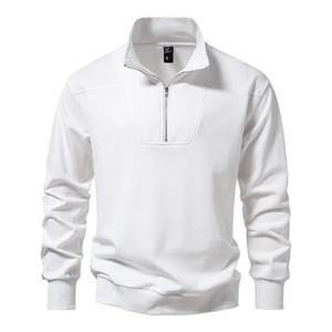 Blouson Homme en Cuir PU à Demi-Zip Imperméable Réversible Printemps Automne Hiver Coupe Ample Décontractée Imprimé Toile - Product Image 3