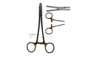 Porte-aiguille manuel en carbure de tungstène, torsadeur de fil, instrument chirurgical dentaire, prise en main de précision, certifié CE - Product Image 3