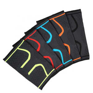High Quality Adjustable Breathable Nylon Unisex <b>Knee</b> <b>Sleeve</b> Solid Color Custom Made OEM Service Wholesale Different Types - Product Image 3