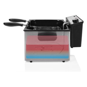 Friteuse à huile 3270W (5Lt) Triple panier en acier inoxydable 01 185000 01 001 - Product Image 6
