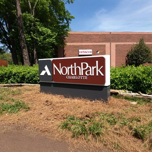 Custom Outdoor Monument Signage Freestanding Monument <b>Sign</b> for Office Park Mall and Building - Product Image 5