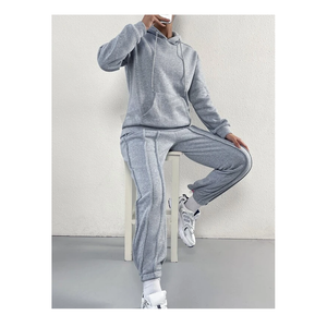 Wholesale Custom Logo Women <b>Jogging</b> <b>Suits</b> Women Winter Sweat <b>Suits</b> Jogger Set Ladies Track <b>Suit</b> - Product Image 3
