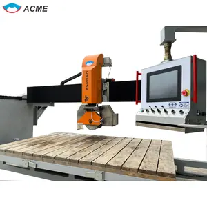 Máy Cưa Cầu Đá CNC 5 Trục Giá Nhà Sản Xuất Máy Cắt Đá Cẩm Thạch Cho Đá Thạch Anh Nhà Bếp Mẫu Mặt Bàn Đá Hoa Cương