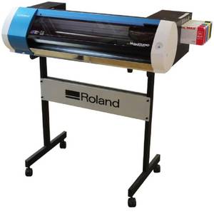 Imprimante MERIT Rolands BN-20 avec découpeuse, support et encre - Product Image 3