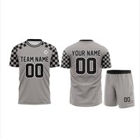 Ensemble de maillots de football en polyester 100% imprimé numériquement de haute qualité OEM, couleurs personnalisées pour adultes et jeunes, toutes tailles disponibles