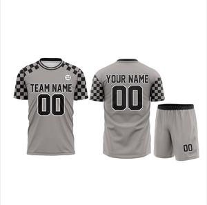 Ensemble de maillots de football en polyester 100% imprimé numériquement de haute qualité OEM, couleurs personnalisées pour adultes et jeunes, toutes tailles disponibles - Product Image 5