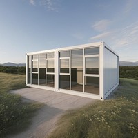 De l'usine professionnelle maisons préfabriquées 20 pieds taille coupe-vent et imperméable à l'eau maison conteneur plat pour appartement