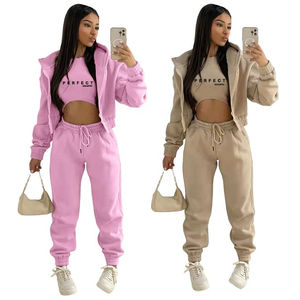 Haut court uni pour femmes sweat à capuche zippé veste à capuche élégante fermeture éclair femmes couleur unie teint sweat haut femmes fermeture éclair à capuche - Product Image 2