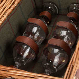 Tapis de pique-nique portable pratique pour 4 personnes avec tiroirs pour Picknick Korb - Product Image 5