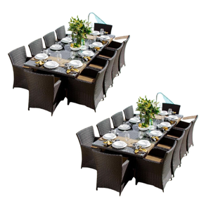 Ensemble de salle à manger en bois moderne de luxe de très haute qualité, de style européen, avec couleur personnalisée pour l'hôtellerie et la restauration - Product Image 2