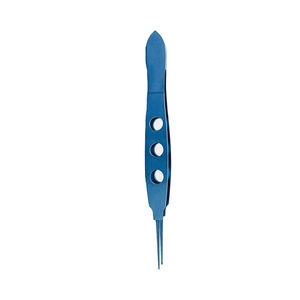 Pince à attacher droite bleu titane enduit 1x2 dents 0.1mm hauteur 6.0mm pince à attacher pour instrument médical hospitalier - Product Image 3