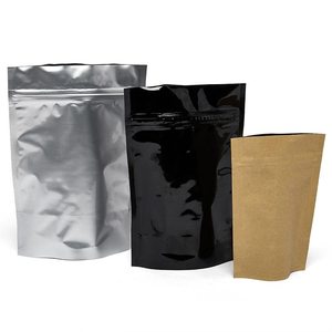 Aluminum Plating <b>Zip</b> Top Stand-Up <b>Pouches</b> for Food Storage for Convenient and Secure Preservation - Product Image 5