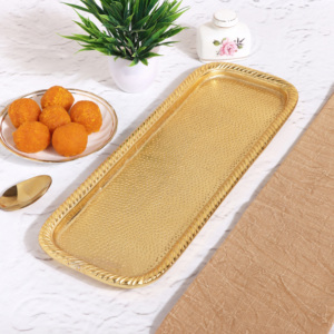 Bandeja nórdica moderna para servir, cuencos circulares, plato, nueces, divisor de frutas secas, juego de bandejas de frutas para aperitivos de Metal - Product Image 3