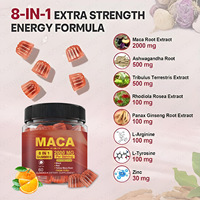 Gummies Énergie Naturelle Hommes Marque Privée Linnuo Maca Noire Tribulus Terrestris Turkesterone Chine Durée de Conservation 24 Mois Dose Quotidienne