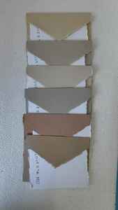 ชุดซองจดหมายพิมพ์เลตเตอร์เพรสขอบดิบ ทำมือจากกระดาษรีไซเคิล 100% กระดาษรีไซเคิลจากเสื้อผ้า 100% สำหรับการ์ดเชิญงานแต่งงานและการ์ดขอบคุณ - Product Image 6