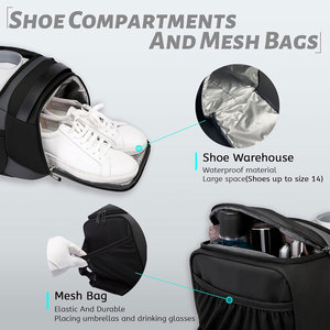 Bolsa de Viaje Impermeable DANZY SPORTS con Asas Reforzadas, Ligera y Elegante, Capacidad de 30-40L, Tamaño y Logotipo Personalizables - Product Image 3