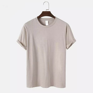 Venta al por mayor de alta calidad suelta ajuste 100% algodón camisetas para hombres diseñados para un uso diario cómodo con diseños personalizados en blanco - Product Image 1