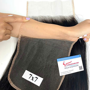 Precio de venta Cierre HD Paquetes de cabello vietnamita crudo Cierre HD Cierre suizo Línea de cabello natural Listo para enviar - Product Image 6