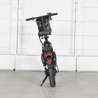 Mini trottinette électrique de 14 pouces, moteur sans balais de 350 W, étanche, pliable, suspension arrière, 32 km/h, trottinette à deux roues pour adultes
