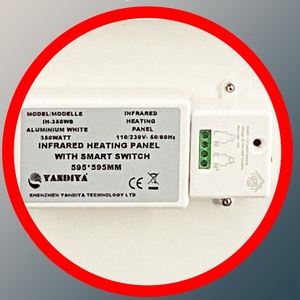 Calentador de Pared Infrarrojo de Cristal de Carbono de 1000W con Ahorro de Energía, Control Inteligente, Impermeable, Control Remoto EU, Protección Contra Sobrecalentamiento - Product Image 5