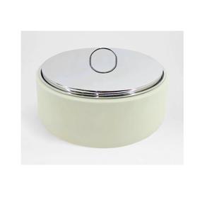 Casserole en bois faite à la main en argent et marron 6 litres fabricant de gros rond - Product Image 6