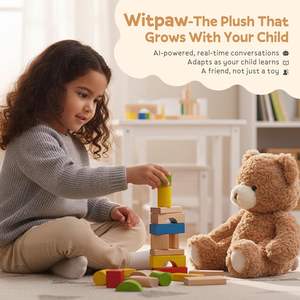 Mon premier ami IA, peluche panda, jouet interactif sans écran, rechargeable par USB, jouet d'apprentissage IA pour enfants - Product Image 6