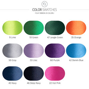 Fil à ruban de jeu (80g) Fil à crochet brillant Polyester fabriqué en Corée de haute qualité pour le tricot au crochet DIY - Product Image 3