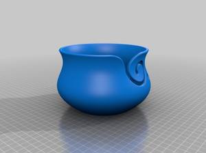 Porte-fil en bois artisanal Bol à tricoter en bambou de meilleure qualité pour le stockage du fil et le bol organisateur - Product Image 3