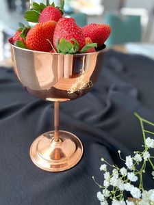 Verre décoratif en cuivre et fer vaisselle en verre pour dessus de table et verre décoratif sain pour boire de l'eau taille personnalisée - Product Image 3
