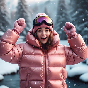 Venta al por mayor de invierno burbuja Puffer chaqueta abrigo mujer de alta calidad de gran tamaño burbuja Streetwear Puffer cremallera abrigo chaqueta señoras - Product Image 2