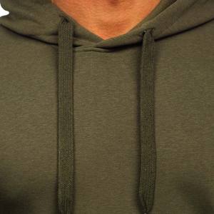 Pull à capuche vert forêt pour homme, taille L, saison hivernale - Product Image 6