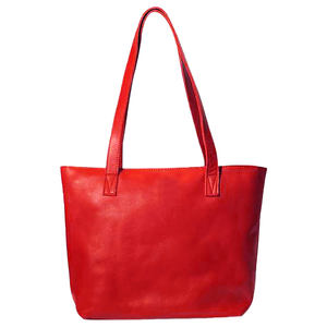 Vente en gros de sacs à main en cuir PU pour femmes avec logo personnalisé avec fermeture à glissière sacs à bandoulière et à bandoulière durables avec deux poignées - Product Image 3