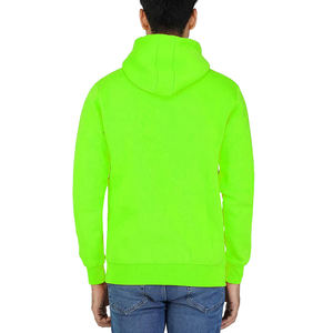 Ropa informal Sudadera con capucha fluorescente de manga larga para hombre superventas/Sudadera con capucha fluorescente ligera de algodón 100% hecha para hombre - Product Image 2