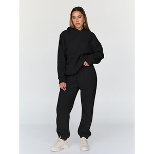 Lightweight Women Tracksuit in Winter With Solid Color <b>Plus</b> <b>Size</b> Comfortable and Breathable Women Tracksuit - Product Image 3