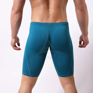 High Quality <b>Men</b> <b>Compression</b> <b>Shorts</b> Elastic Waist Solid Casual Quick Dry Spandex/Polyester for Outdoor Activities - Product Image 5