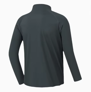 Fit Half-Zip Top Manches Longues Séchage Rapide Thermique Hiver Fitness Running Blanc - Product Image 6