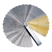 Jauge d'épaisseur industrielle de qualité DIY à 36 lames en acier et laiton, 0,05~1,00 mm, personnalisable OEM ODM, modèle TW IS01084, fabriquée à Taïwan, outils à main