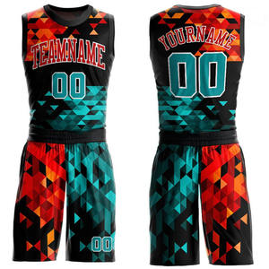 Ensemble de maillots de basket-ball personnalisés pour les académies sportives, maillot respirant d'été et shorts pour les entraînements et les matchs - Product Image 2